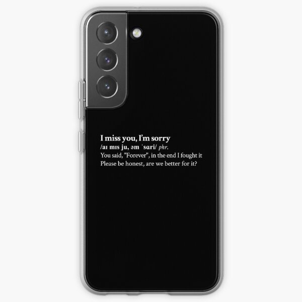 Gracie Abrams Aesthetic Quote Lyrics Black Good Riddance Samsung Galaxy Soft Case RB1910 product Offical gracieabrams Merch