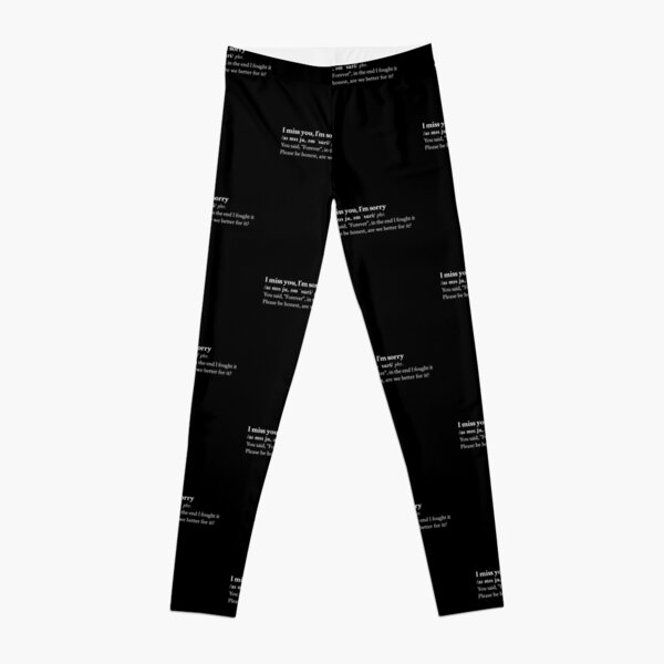 Gracie Abrams Aesthetic Quote Lyrics Black Good Riddance Leggings RB1910 product Offical gracieabrams Merch