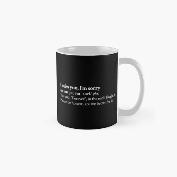 Gracie Abrams Aesthetic Quote Lyrics Black Good Riddance Classic Mug RB1910 product Offical gracieabrams Merch