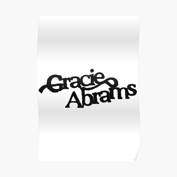 gracie abrams merch gracie abrams logo Poster RB1910 product Offical gracieabrams Merch
