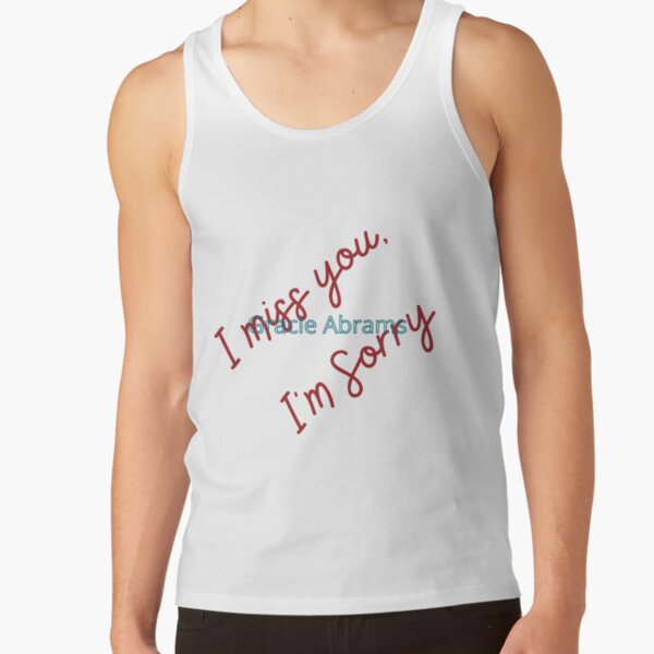 Gracie Abrams I miss you, I'm sorry Tank Top RB1910 product Offical gracieabrams Merch