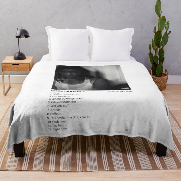 Gracie Abrams - Good Riddance Poster Throw Blanket RB1910 product Offical gracieabrams Merch
