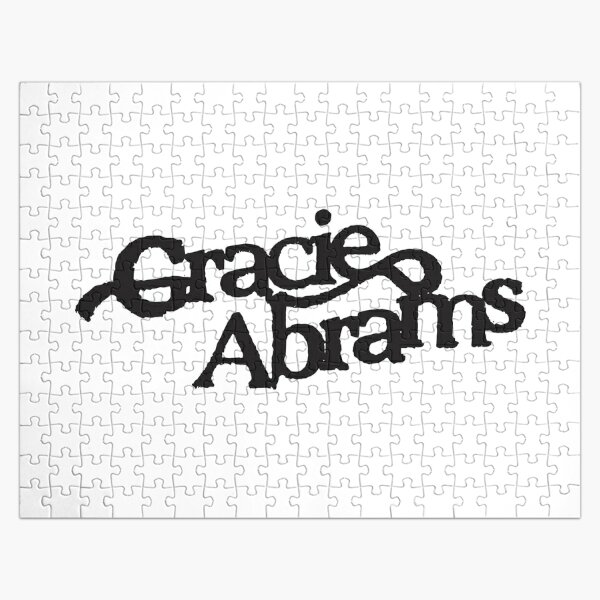 Gracie Abrams Merch Gracie Abrams Logo Jigsaw Puzzle RB1910 product Offical gracieabrams Merch