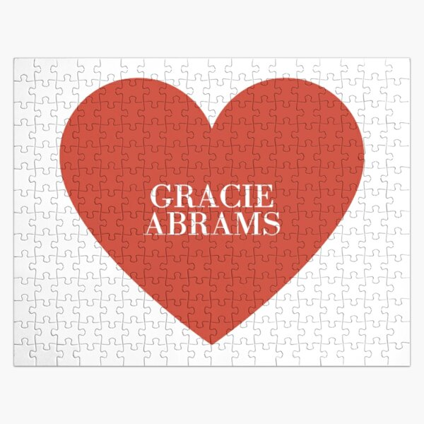 i love gracie abrams! (white text) Jigsaw Puzzle RB1910 product Offical gracieabrams Merch