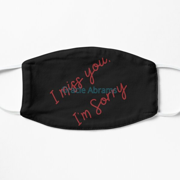 Gracie Abrams I miss you, I'm sorry Flat Mask RB1910 product Offical gracieabrams Merch