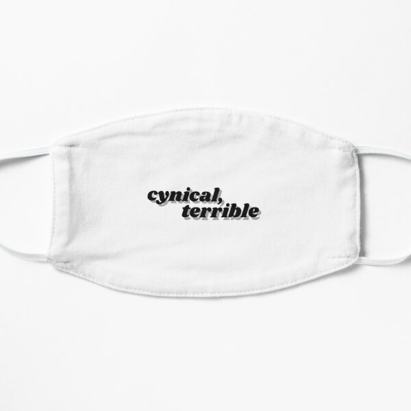 cynical, terrible - Gracie Abrams Flat Mask RB1910 product Offical gracieabrams Merch